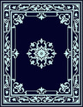 Classic Floral Bordered Medallion Rug