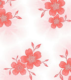 Coral Floral Pattern Design Rug