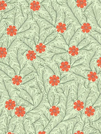 Citrus Floral Branch Pattern Design Rug