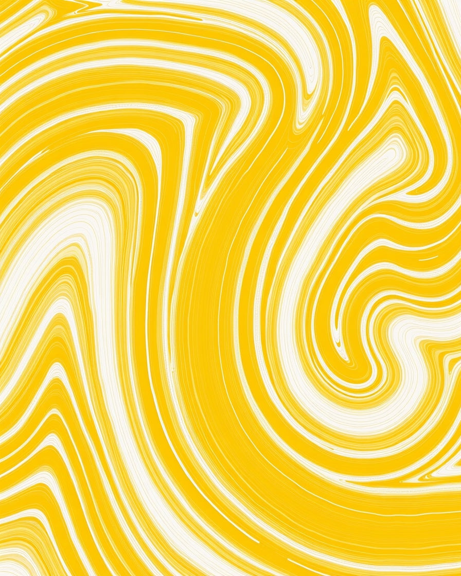 Golden Swirl Marble Pattern Rug