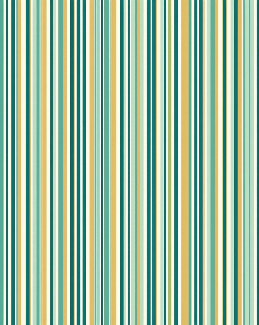 Striped Geometric Pattern Rug