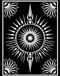 Celestial Sunburst Radiant Design Rug