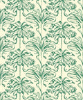 Art Nouveau Illustrated Floral Pattern Rug