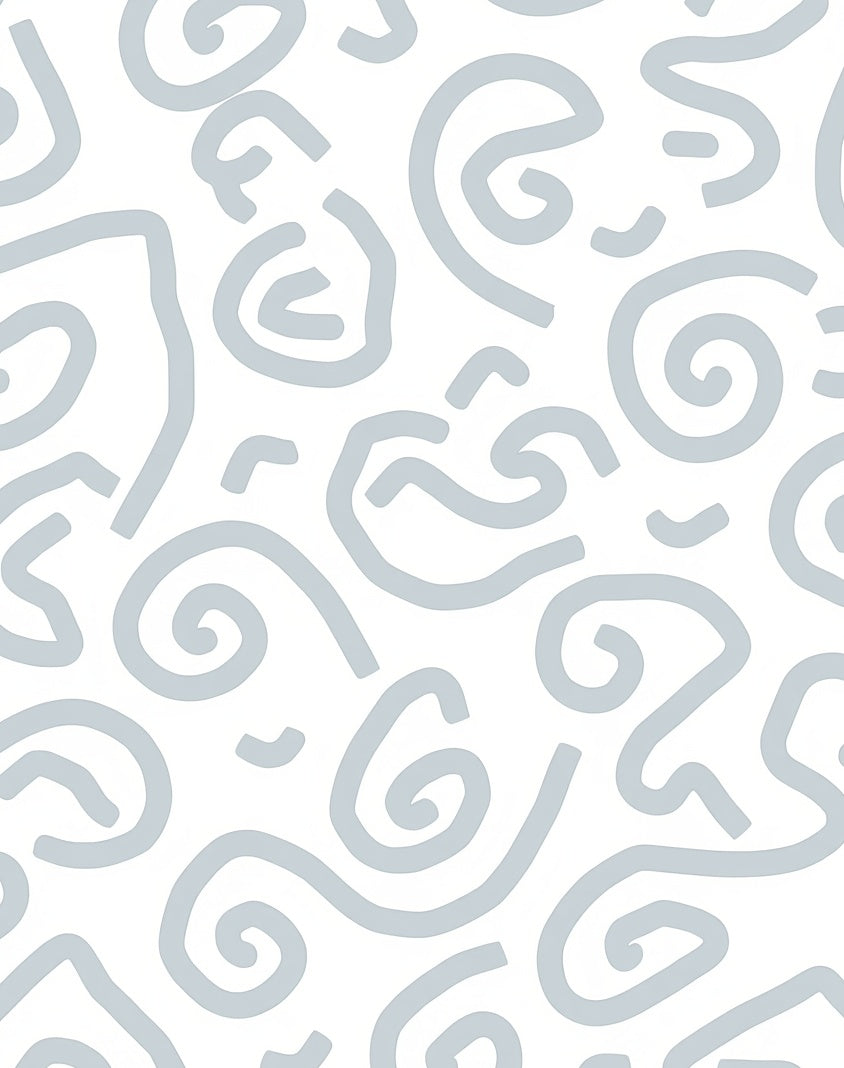 Abstract Swirls Lines Pattern Rug
