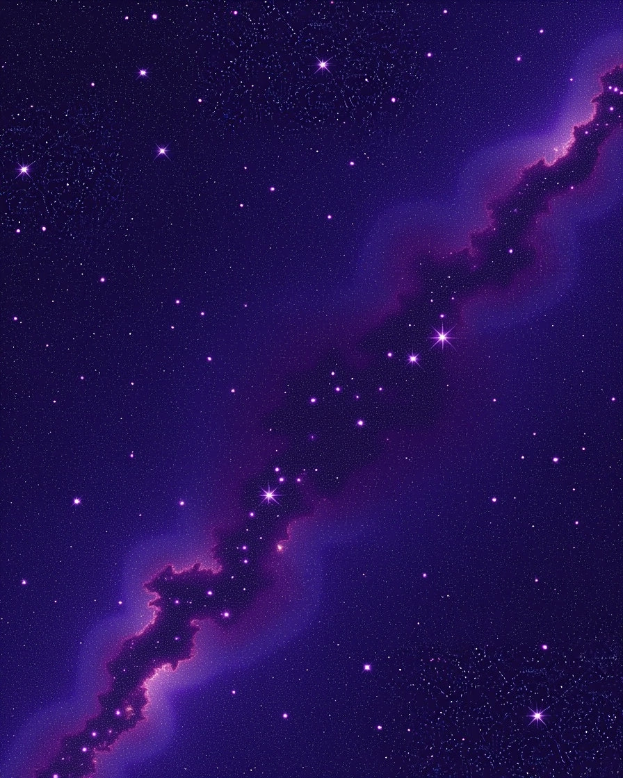 Deep Space Galaxy Star Pattern Rug