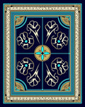 Classic Floral Geometric Patterned Rug