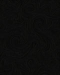 Dark Swirl Organic Line Art Pattern Rug