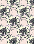 Abstract Floral Whimsical Pattern Design Rug