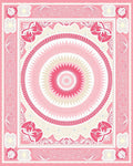 Pink Floral Mandala Pattern Design Rug