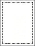 Dashed Border Geometric Accent Rug