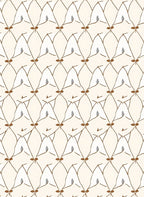 Pastel Abstract Petal Pattern Rug