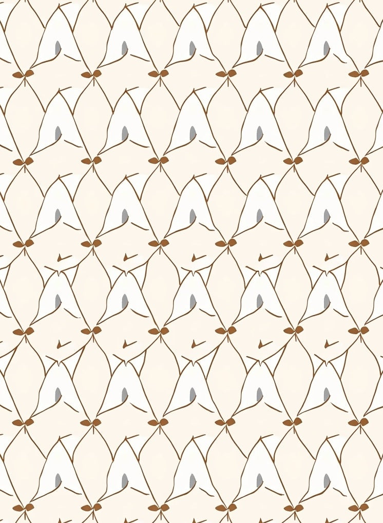 Pastel Abstract Petal Pattern Rug