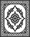 Classic Mandala Patterned Textile Design Rug
