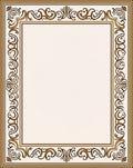 Elegant Scrollwork Ornament Pattern Rug