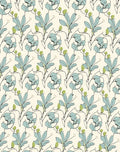 Delicate Floral Vine Pattern Design Rug