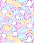 Pastel Clouds and Sunshine Pattern Rug