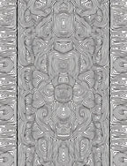 Abstract Line Art Symmetry Design Rug