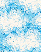 Abstract Blue Swirl Watercolor Pattern Rug