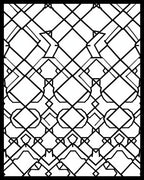 Black White Abstract Geometric Design Rug