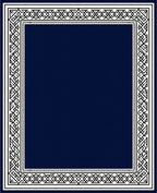 Intricate Geometric Patterned Border Design Rug