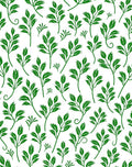 Green Leaf Foliage Pattern Rug