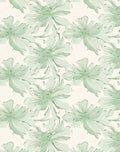 Soft Green Watercolor Bloom Repeat Rug