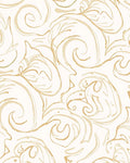 Abstract Swirls Warm Tones Pattern Rug