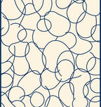Abstract Hand-Drawn Organic Lines Rug