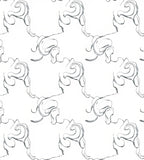 Monochromatic Abstract Swirl Pattern Rug