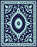 Intricate Floral Mandala Pattern Rug