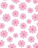 Pink Floral Pattern Design Rug