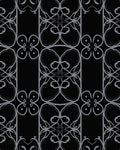 Ornate Scrollwork Symmetry Design Rug