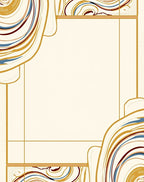 Swirling Lines Abstract Design Rug