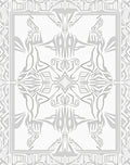Ornate Abstract Symmetry Design Rug