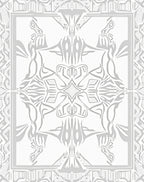 Ornate Abstract Symmetry Design Rug