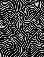 Bold Abstract Swirl Pattern Rug