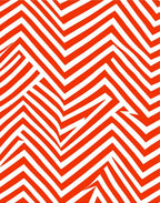 Bold Orange Stripe Abstract Rug