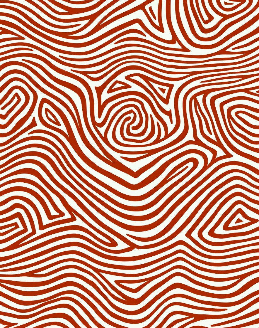 Abstract Swirl Pattern Rug