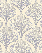 Art Nouveau Floral Paisley Pattern Rug