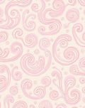 Pink Swirls of Abstract Art Rug