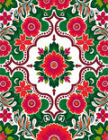 Vibrant Floral Pattern Rug