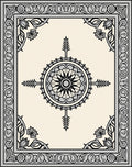 Central Mandala With Ornate Border Design Rug