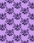 Dark Floral Vintage Damask Pattern Rug