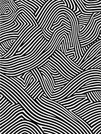 Monochromatic Illusionary Stripe Pattern Rug