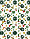 Festive Christmas Characters and Foliage Rug