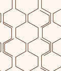 Minimalist Geometric Hexagon Pattern Rug