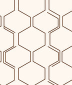 Minimalist Geometric Hexagon Pattern Rug