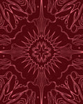 Art Nouveau Floral Symmetry Rug