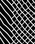 Textural Geometric Interwoven Pattern Rug
