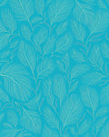 Teal Feather Pattern Rug Design Rug